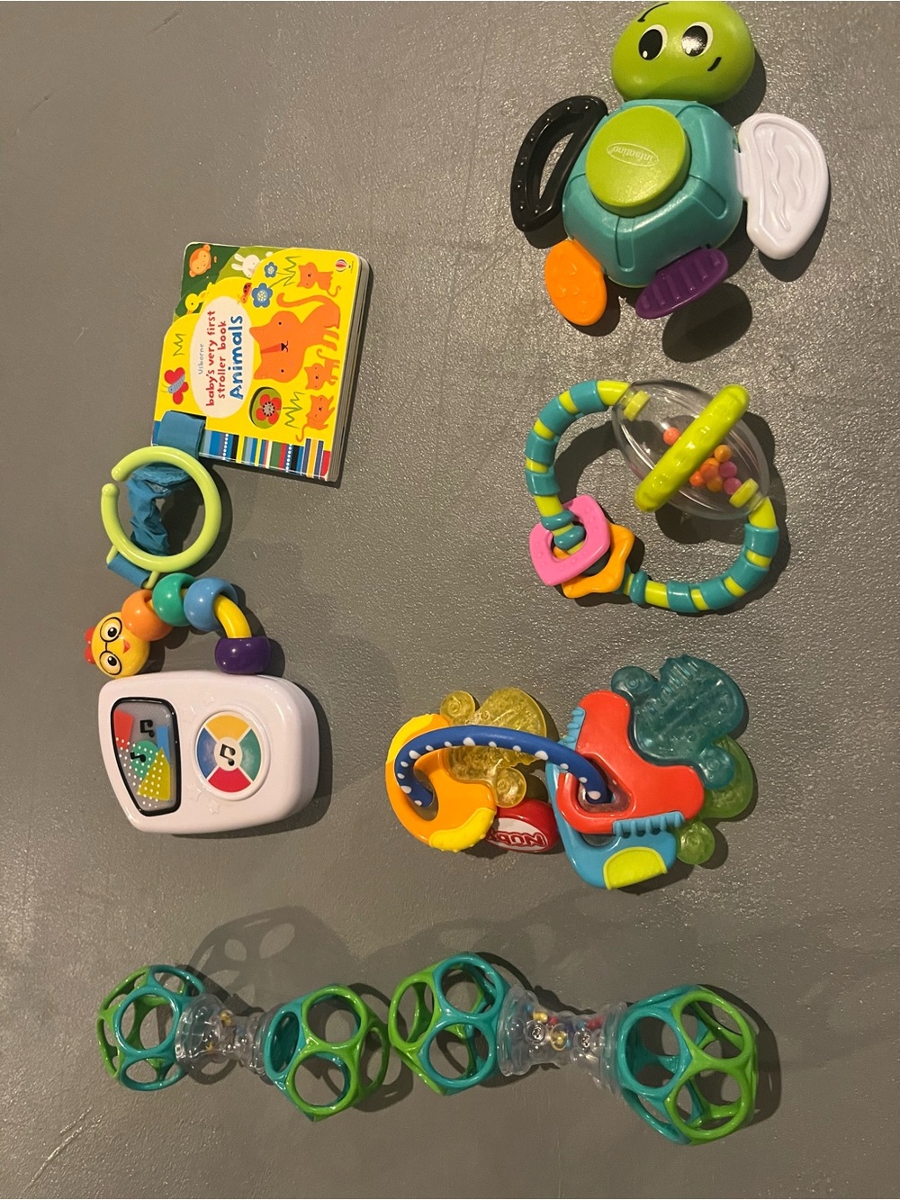 Colorful Baby Rattle & Teether Toy Set - Multicolor
